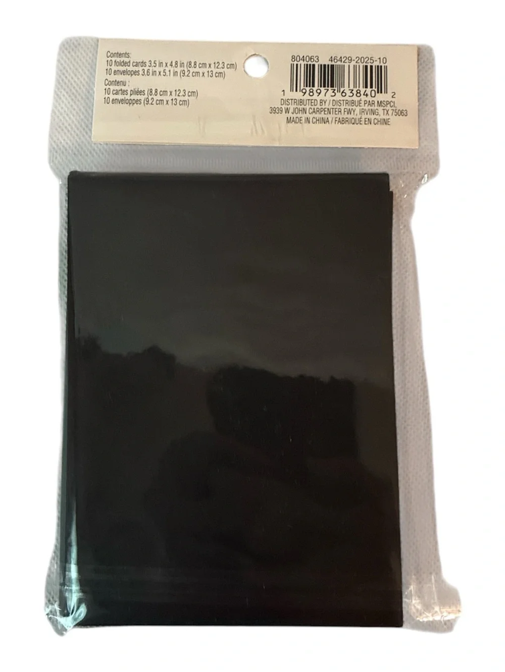 Recollections 10  Blank Cards And Envelopes Black Gold Graduation